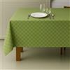 Corredocasa Tovaglia da Tavola Antimacchia no Stiro Idrorepellente in Tessuto Impermeabile Facile da Pulire e da Lavare Ottima Qualità Varie Misure Vari Colori (Verde, 18 Posti 140x360 cm)