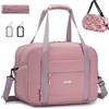 SPAHER Borsone da Viaggio Wizzair Vueling 40x30x20 Bagaglio a Mano Borsone Palestra Sportiva Grande 25L Donna Uomo Impermeabile Borsa da Viaggio Piscina Fitness Travel Duffel Cabin Bag Rosa
