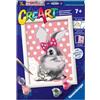 Ravensburger - Creart Serie E Coniglietta | Kit Pittura Bambini | Dipingere Con I Numeri Include Tutto Il Necessario | Giochi Bambini 7 Anni O Più | Creart 7 Anni