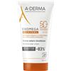 A-derma Exomega Control Crema Solare Emolliente Spf50+ Protezione Solare Pelle Atopica, Prurito 150ml