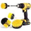 Miayical Set di 3 Spazzole per Trapano per Pulizia Universale - Spazzole Trapano in Nylon con Durezza Media, Adatte per Cucina, Auto, Bagno, Piastrelle e Ruote, Kit Pulizia Auto e Doccia