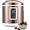 Moongiantgo 7.5L Fermentatore di Aglio Nero, Pentola Automatica per Aglio, Natto, Yogurt, Kimchi, Fermentatore di Vino, Cuocitore di Aglio con Controllo Preciso del Tempo e della Temperatura, 220V