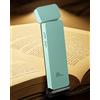 86lux Luce per Lettura Libri a Letto, luce libro lettura notturna Ricaricabile LED Ultra Leggera con, 3 Colori ambra & Luminosità Regolabile, Flessibile per bambini e amanti dei libri, Azzurro