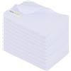 SINLAND Asciugamani da cucina di alta qualità a sublimazione asciugamani bianchi a rapida asciugatura strofinacci in poliestere per asciugare i piatti40,6 x 61 cm, confezione da 10 pezzi, bianco