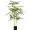 Zstar Pianta artificiale in bambù, 100 cm, grande albero artificiale in vaso, tronco realistico e foglie di seta, grandi piante artificiali in bambù, decorazione per casa, ufficio, ristorante