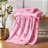Catherine Lansfield Heart Cosy Coperta in pile oversize, 200 x 240 cm, colore: Rosa