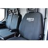 Italfodere - Coprisedili in Finta Pelle Compatibili con Iveco Daily IV dal 2014> - 3 Posti - Accessori Auto Interni - Resistenti e Facili da Pulire - Comfort e Protezione Totale - Facili da Installare