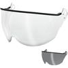 Kask V2 Plus Visor - Visiera Ergonomica Antiappannamento - Resistenza Temperature Estreme - Grigio Scuro