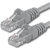 1aTTack.de 7684198 1x 5m Gray Cavo di rete Cat6 Cat 6 Ethernet LAN 1000 Mbit/s RJ45