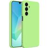 Captor Cover Custodia Colorata in Silicone Liquido per Samsung Galaxy A16 4G / 5G, Alta Qualità con Bordo Rialzato per Schermo e Protezione Fotocamera Morbida Con Microfibra Interna (Verde)