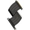 LINKUP - AVA5 Cavo Riser PCIE 5.0 [40cm] Pronto per RTX5090 RX9070 GPU | Velocità x16 128GB/s | Compatibile con PCIE 4.0 & WRX80/WRX90E | Angolo Retto Nero