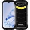 DOOGEE Telefono Rugged S100P, Batteria 22000mAh, Luci da Campeggio 130 Lumen, 20GB+256GB, 6.58'' 120Hz FHD+, Fotocamera 108MP(20MP visione notturna), Smartphone Impermeabile Android 12, NFC Nero