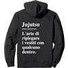 Jujutsu Fun Jujutsu L'Arte Di Ripiegare Vestiti Con Qualcuno Dentro Fun Felpa con Cappuccio
