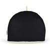 Muldale Accogliente da tè per teiera 100% cotone, ovatta extra spessa, UK,Coperture da tè adatte per teiere da 1 a 6 tazze scalda teiera neutro gamma di tessuti da cucina (nero)