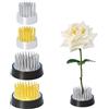 Docache 4 pezzi supporto di composizione floreale, rana di fiori, rana di fiori in acciaio inox, riccio di fiori set per negozio di fiori giardino decorazione vita domestica