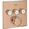 Grohe Grohtherm SmartControl rubinetto doccia da incasso con termostatico, 29126DL0, Grohtherm SmartControl warm sunset spazzolato [Rubinetteria Bagno > Rubinetteria Doccia]