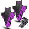 NICEDACK Parafanghi per Mountain Bike, 2 Pezzi, Mudguard Fit 20 - 29 Pollici MTB parafango Anteriore e Posteriore Compatibile con parafanghi per Bicicletta (Viola)