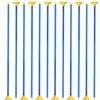 ktxaby 12 Pezzi di Frecce a Ventosa di Ricambio Giocattolo per Bambini, Frecce di Allenamento Sicure per Pratica di Tiro, Frecce in Plastica PVC per Bersagli con Ventosa (Blu)