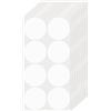FINDAT Bianco Adesivi Rotondi 50 mm Punti Colorati Etichette Autoadesive Impermeabili per Casa Cucina Ufficio 80 Pezzi