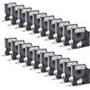 STRONIX 20x Nastro di Etichette Compatibile con D1 45013 S0720530 12mm x 7m Nero su Bianco con Dymo LabelManager 160 210D 360D 280 420P 500TS PnP Labelpoint 250 150 100 200 350