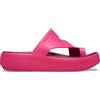 Crocs Getaway Platform Toe Loop, Sandali Donna, Truffle, 41/42 EU