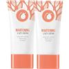 Gokame Gluta Whitening Facial Cream Lotion Moisturizing Lazy Cream, Gluta Whitening Lazy Cream, Facial Cream Lotion Moisturizing Lazy Cream, Gluta Whitening Lazy Cream BB Cream, Long Term Makeup (2pcs)