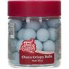 FunCakes Choco Crispy Balls Matt Blue - Perles di Cioccolato, Ottime per decorare torte, cupcake, biscotti, crostate e molto altro - Decorazione per torte - 60g