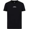 Armani Exchange T-Shirt Uomo Maglietta 6KZTAB ZJ5ZZ, Logo Specchio, Manica Corta, Girocollo (Nero, S)
