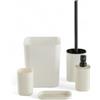 TODAY Set di 5 accessori in plastica per bagno bianco