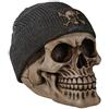 MIK Funshopping - Salvadanaio a forma di teschio con cappello da pescatore