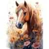 RICUVED 5D DIY Diamond Painting Kit Completo, Animale Quadro Diamant Painting, Animale Pittura Diamante Strass Ricamo a Punto Croce Painting per Decorazioni Casa 30X40cm