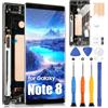 ARSSLY Schermo LCD per Samsung Galaxy Note 8 N950 - per Galaxy Note8 LCD Display Touch Screen per Samsung SM-N950 SM-N950F SM-N950U Digitalizzatore Vetro Assemblaggio Riparazione (con Cornice)