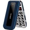 artfone F20 Telefono Cellulare per Anziani丨GSM Flip Telefoni Cellulari con Tasti Grandi丨2.4 Display丨Funzione SOS丨Volume Alto丨Doppia SIM丨Batteria da 1300 mAh丨Funzione di orario丨Torcia丨Radio - Blu