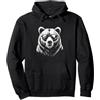 Bear Shirt Store Grizzly - Occhiali da sole con viso di orso Felpa con Cappuccio