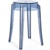 Kartell - Sgabello Ghost - Blu - policarbonato - Designer Philippe Starck