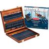 Derwent Watercolour Set di 48 Matite Acquerellabili per Disegnare e Colorare, Ideali per Sfumare e Stratificare, Astuccio in Legno Incluso, Qualità Professionale