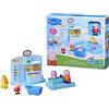 Peppa Pig Hasbro playset Peppa al Supermercato, Giocattolo per età prescolare, Include 2 Action Figure e 8 Accessori a Tema, dai 3 Anni in su, Multicolore