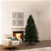 EDG Enzo de Gasperi Albero di Natale Pino Cristallo 210 cm Natural senza Led