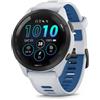 GARMIN Forerunner 265 bianco cinturino in silicone bianco e blu 010-02810-11