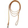 Haqihana srl Haqihana Guinzaglio in Cuoio per Cani Color Natural, 3m-12mm
