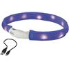 Nobbys 77026 Nobby Dog Starlight LED Luce di Sicurezza Nastro Collare Blu 40 cm