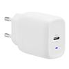 Amazon Basics Caricabatterie USB-C da parete a 1 porta da 30 W, GaN, per tablet e telefoni cellulari con alimentazione, bianco (senza tecnologia PPS), 4,6 x 2,77 x 4,4 cm