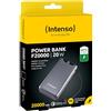 Intenso Powerbank F20000, batteria esterna con PD (20W) & QC (18W), connettore USB-C e USB-A, 20000 mAh, grigio: Amazon.de: elettronica e foto