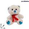 PELUCHE ORSO BIANCO SOFT CUORE CELESTE 26 CM
