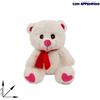 PELUCHE ORSO BIANCO SOFT CUORE ROSA 26 CM