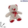 PELUCHE ORSO SOFFICIONE INNAMORATO ROSSO 22 CM