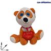 PELUCHE CANE OCCHIONI SOFT MARRONE CHIARO CON CUORE I LOVE YOU 25 CM
