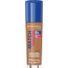 Rimmel London Match Perfection Foundation - Fondotinta Liquido a Pelle Perfetta e Levigata con SPF 20 - Natural Beige - 30 ml