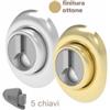 Mottura Defender magnetico a molla 12-22 mm DF37P 5 chiavi inestraibili Ottone