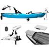 Big Mama Kayak a pedali Triken 330 con Pulpito Inox + Piastra sgancio rapido + motore Terranova KAYAK MINN KOTA 55lb, GPS Spotlock, Autopilota